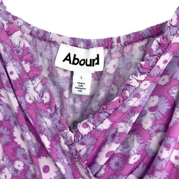 Abound Swing Cami Purple Windy Daisy Size Large NWOT $20 MSRP - Picture 4 of 8